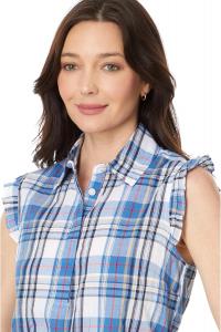 Женская блузка в стиле «крестьянин» Tommy Hilfiger Multi Blue, Blue Multi