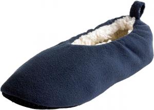 Мужские тапочки KingSize с подкладкой из шерпы, темно-синий