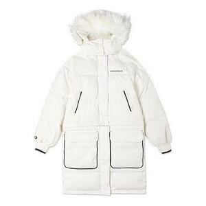 Куртка convertible long down jacket 'white' Converse, белый