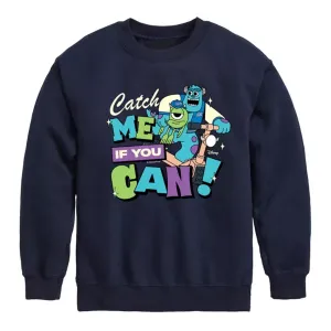 "Университет монстров" для мальчиков 8-20 лет толстовка "Поймай меня если сможешь" Disney / Pixar, синий