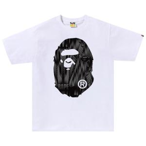 Футболка BAPE Speed Racer Big Ape Head, цвет Белый/Черный