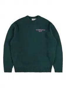 Свитер с круглым вырезом и логотипом Helix Carhartt Wip, зеленый