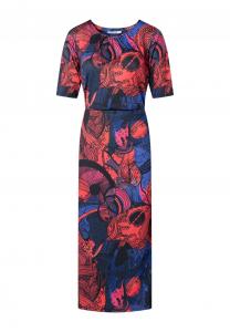 Платье из джерси QUIOSQUE, синий