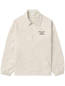 Drôle De Monsieur куртка-бомбер La Veste Slogan, нейтральный цвет