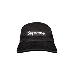 Твиловая кепка Supreme из ткани чинос, цвет Черный
