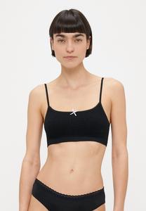 Бюстье ONLY ONLPOPPY HEART SCOOP BRALETTE , Black