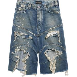 Мешковатые шорты Balenciaga, синий