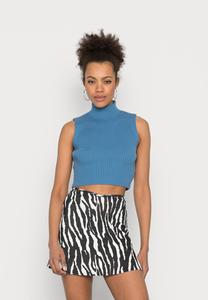 Свитер SLEEVELESS WITH HIGH NECK Glamorous, синий