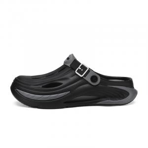 NANJIREN Клоги женские черно-серые, цвет Black Gray