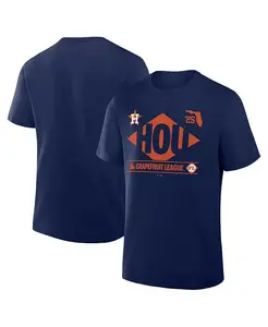 Мужская футболка Houston Astros 2025 Spring Training Grapefruit League True Icon в синем цвете Fanatics