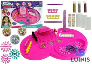 Lean Toys, набор косметичек, сушилка для ногтей, лаки