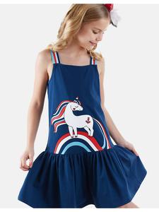 Платье Denokids, цвет navy blue