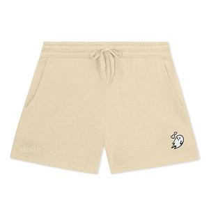 Женские шорты midweight washed fleece heartly ghost Dalix, Bone