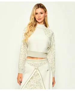 Полуводолазка Cropped fit Liu Jo Sport, бежевый