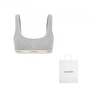 Браслет с логотипом Calvin Klein, серый