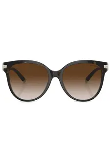 Солнцезащитные очки в круглой оправе Tiffany & Co Eyewear, коричневый