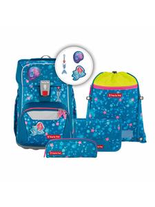 Step by Step Огромный набор из 5 предметов «Русалка Лола» - школьная сумка синего цвета
