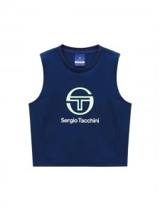 Женская футболка без рукавов Sergio Tacchini, темно-синий