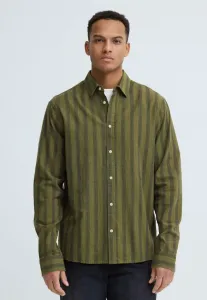 Рубашка bhdaris в полоску с эффектом «слаб» Blend, Winter Moss