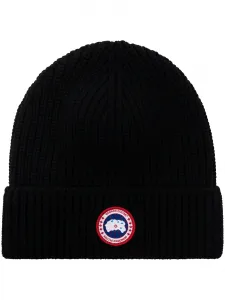 Шапка бини Arctic Disc в рубчик Canada Goose, черный