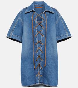 Джинсовое мини-платье Amos Petar Petrov, Ocean