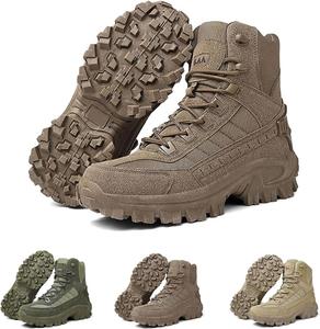 Мужские ботинки Dallade, ортопедические ботинки с защитой от проколов, водонепроницаемые ботинки для походов с поддержкой голеностопа Generic, коричневый