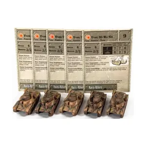 Тип 95 Ха-Го (1939-1945) (У) x5, Axis & Allies - Collectible Miniatures Game - 1939-1945 Singles