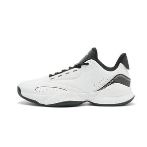 QIAODAN Баскетбольные кроссовки Jordan с амортизаторами, противоскользящие, износостойкие, низкие, мужские, белые, черные