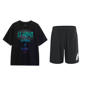 Li-Ning Линия повседневной спортивной одежды Unisex черного цвета