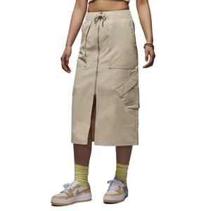 Jordan Чикаго Casual длинная юбка Women's Rattan Yellow