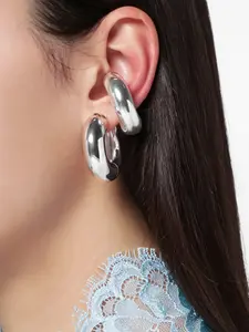 Складная каффа на ухо Éliou, серебряный