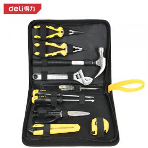 Набор инструментов Deli DL5910, набор инструментов для домашнего ремонта, плоскогубцы, гаечный ключ, комбинация отверток, набор из 10 предметов