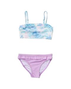 Бикини-бандо Snapper Rock Sky Dye с оборками, синий