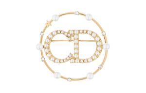 Брошь Women's DIOR, золото