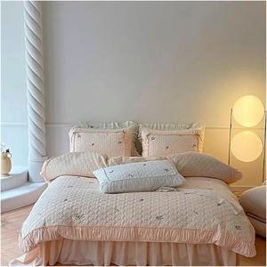 Generic Комплект постельного белья из 100% хлопка с вышивкой