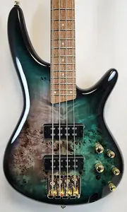 Бас-гитара Ibanez SR400EPBDX SR Standard, верхняя дека из распущенного тополя, цвет Tropical Seafloor Burst