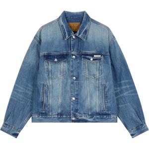 Кальвин Кляйн джинсовая куртка мужская синяя