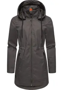 Полупальто Ragwear "Dakkota II", водонепроницаемое пальто для отдыха на переходном периоде, серый