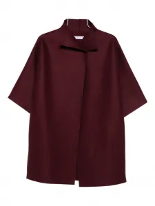 Пальто с короткими рукавами и воротником Harris Wharf London, красный