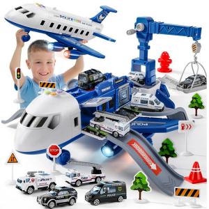 Складной самолет, парковка и кран полиции, U774 elektrostator