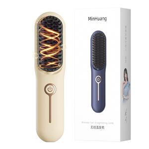 Щипцы для завивки / Утюжки для выпрямления волос MINGHUANG, желтый