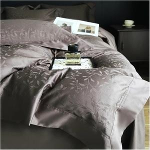 KYTGFH Комплект постельного белья из египетского хлопка сатин жаккард белый Luxury 1000Tc