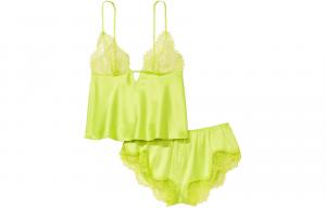 Пижамный комплект Victoria's Secret для женщин ярко-желтый