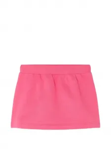 Юбка с вышитым логотипом Versace Kids, розовый