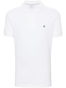 Рубашка-поло пике с нашивкой-логотипом Calvin Klein Jeans, белый