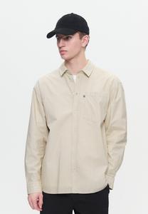 Рубашка WW DAY DOBBY STRIPE SINGLE POCKET DOUBLE A BY W.W., светло-серый