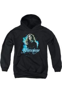 Гарри Поттер худи с Гермионой для молодежи Gildan, черный