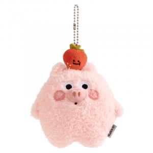 Плюшевый брелок с куклой из коллекции Bacon Piggy Fruit Tension высотой 11см Friendship