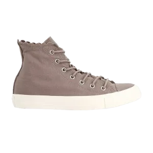Кроссовки Converse Wmns Chuck Taylor All Star High 'Frilly Thrills - Sepia Stone', коричневый