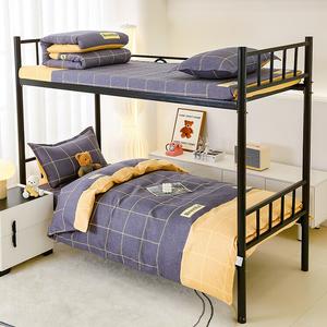 Muji Комплект постельного белья из 7 предметов для кровати 1.2 м (простыня на резинке, пододеяльник 150х200 см), цвет Life's Desire